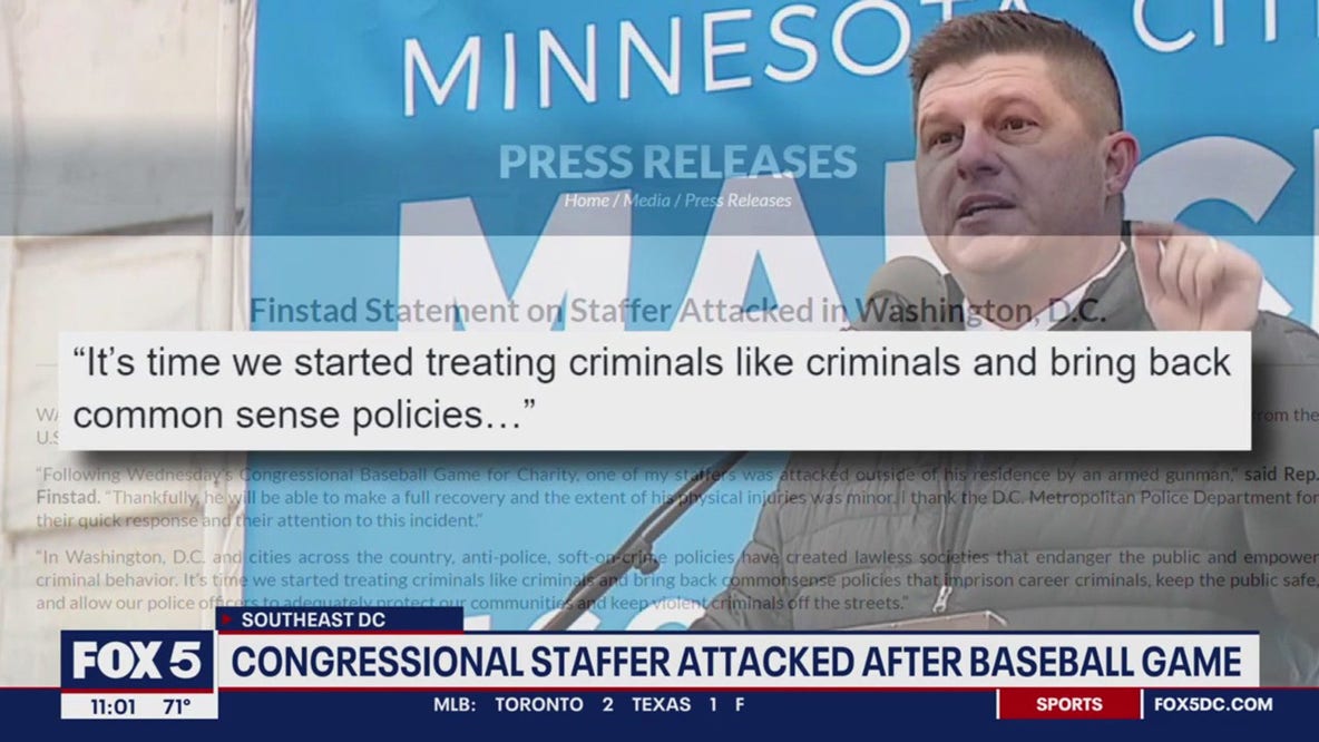 Congressional staffer attacked after baseball game